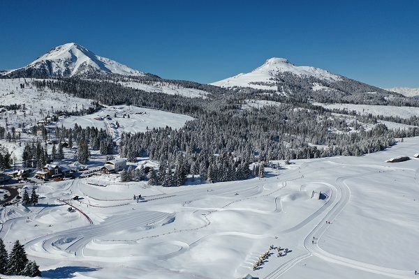 Passo di Lavazè in inverno